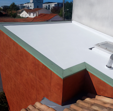 peinture cool roof bordeaux